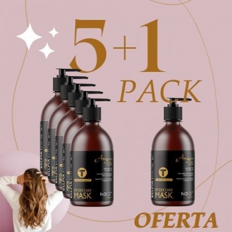 Pack 5+1 Máscara Argan 500ml