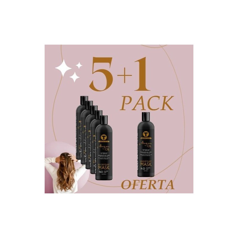 Pack 5+1 Mascara Argan 250ml