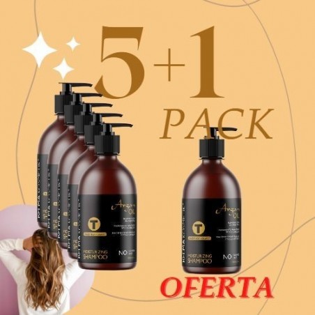 Pack 5+1 Shampoo Argan 500ML