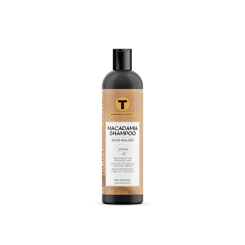 Shampoo Macadâmia Belma Kosmetik recontrutor para cabelo danificado