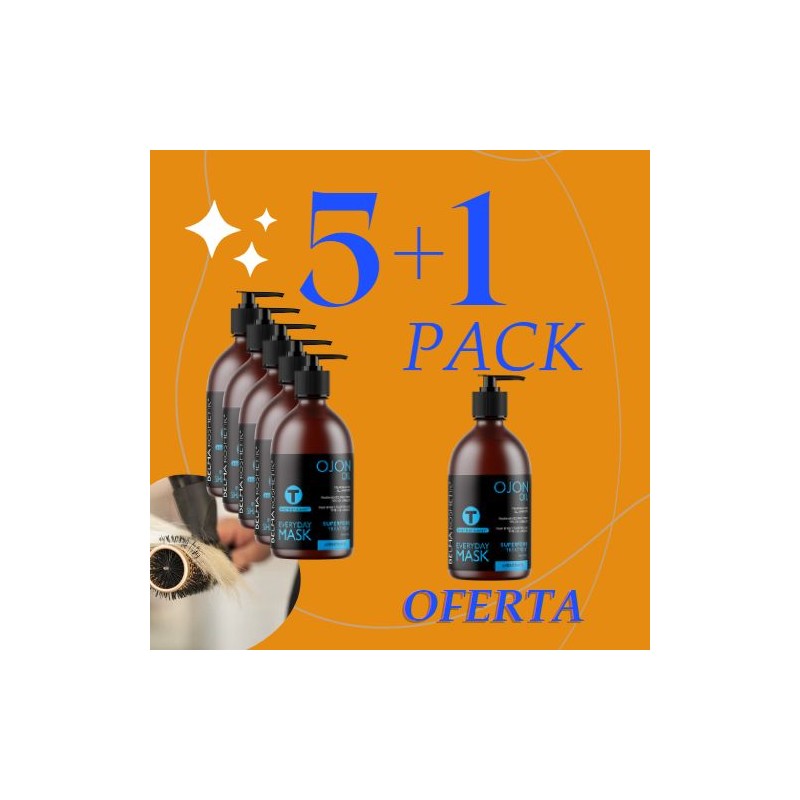 Pack 5+1 Máscara Ojon Oil 500ml