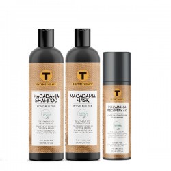 Pack Macadâmia Belma Kosmetik recontrutor para cabelo danificado