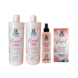 Pack Macadâmia Belma Kosmetik recontrutor para cabelo danificado